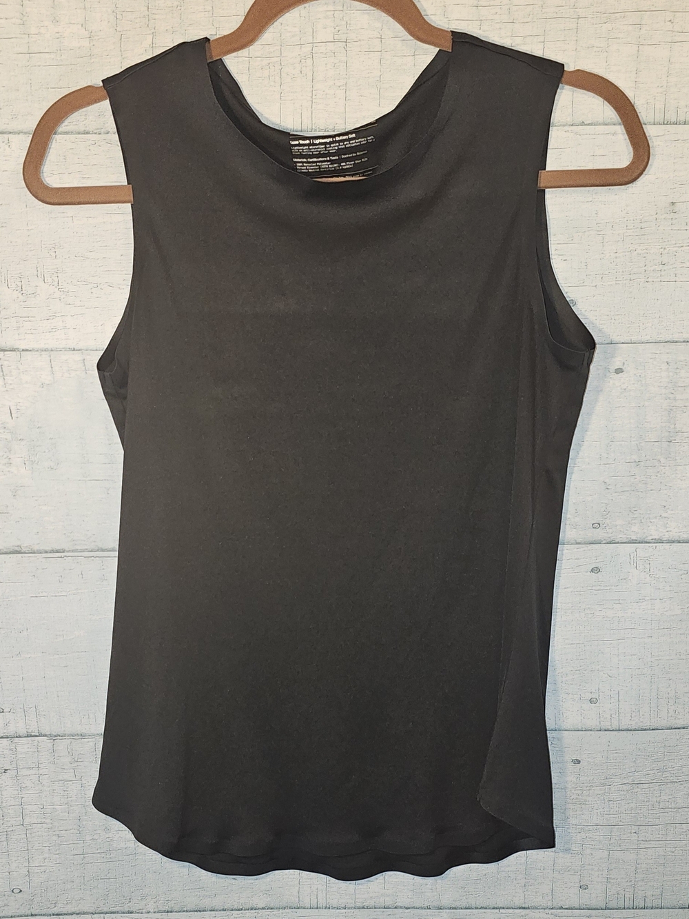 Ministry of Supply Black Sleeveless Performance Tank